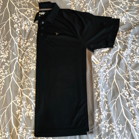 Black and Grey Old Navy Active Polo - Picture 1 of 3